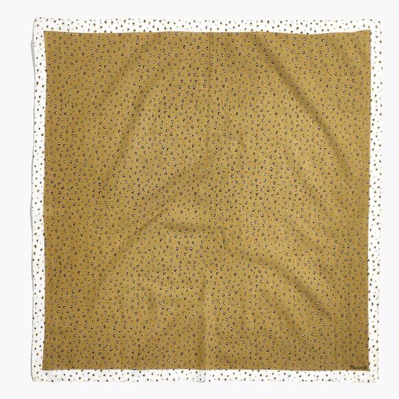 Madewell Mustard and White Scarf - Picture 4 of 14
